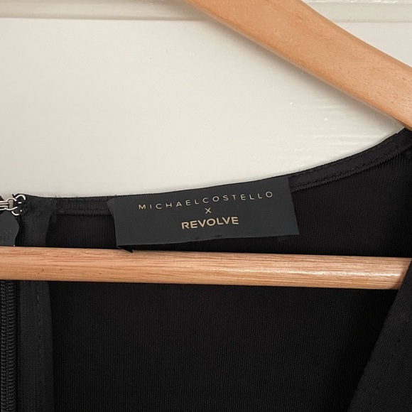 MICHAEL COSTELLO X REVOLVE Marlene black dress small/med - Picture 9 of 14